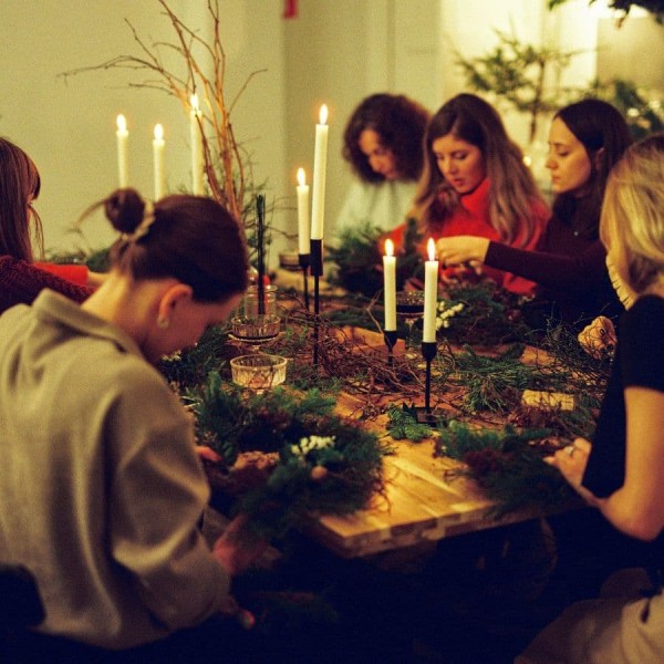 Taller guirnalda de Navidad