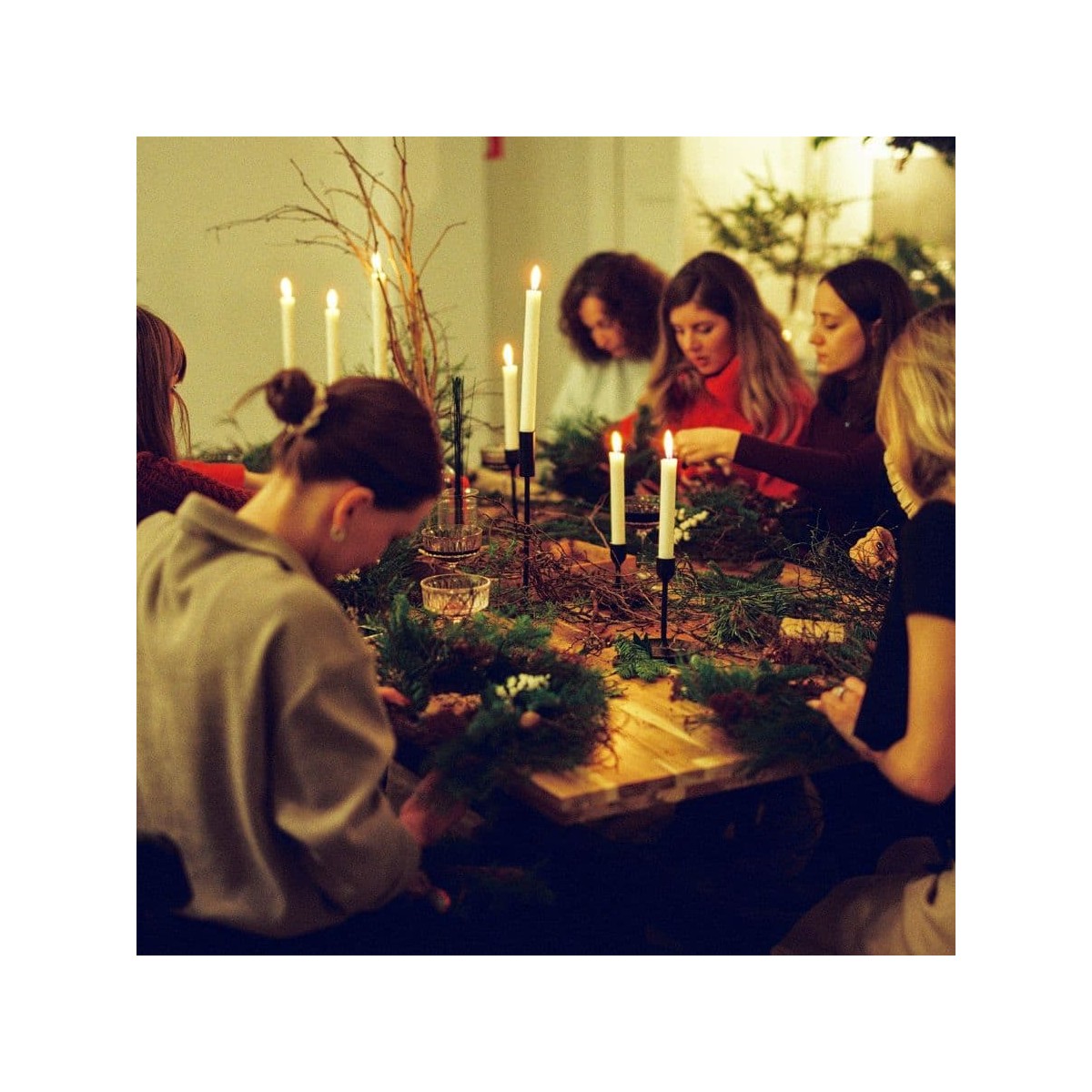 Taller guirnalda de Navidad