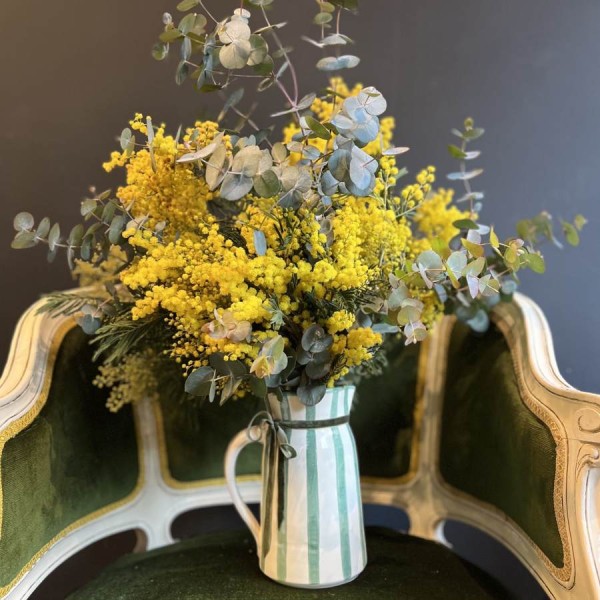 Taller de flores mimosa