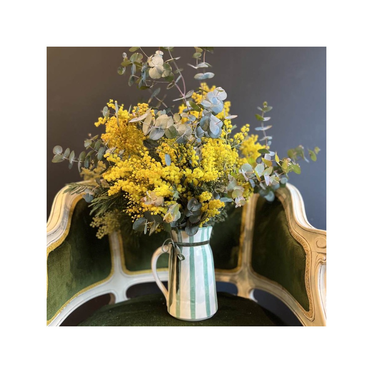 Taller de flores mimosa