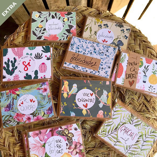 Caja flores preservadas