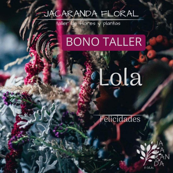Bono regalo taller floral