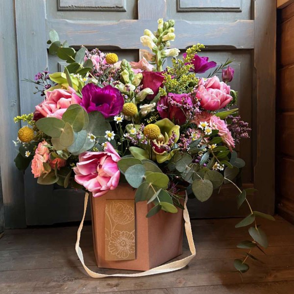 Bolsa flores variadas