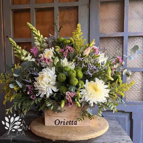 Caja flores silvestres