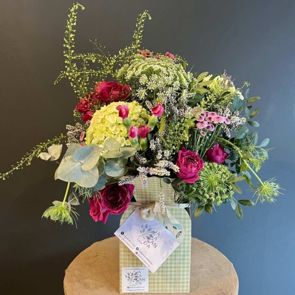 Caja flores naturales